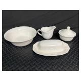 White Porcelain Dinnerware Mixed Lot