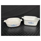 Corning Ware Blue Cornflower Bakeware & Pyrex Loaf Pan (Lot of 5)