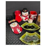 Holiday Glass Decor Mixed Lot