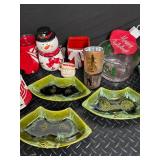 Holiday Glass Decor Mixed Lot