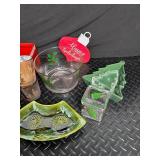 Holiday Glass Decor Mixed Lot