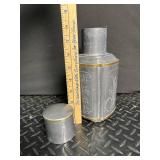 Chinese Metal Lidded Canister