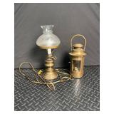 Brass Lamp & Lantern Mixed Lot