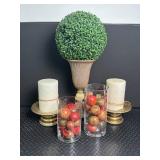 Decorative Topiary Candle Holders & Vases Mixed Lot