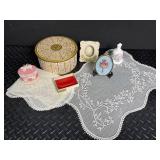 Decorative Trinket Boxes, Frames & Bell Mixed Lot