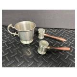 Pewter Tableware Mixed Lot (Lot of 8)
