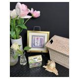 Mixed Floral Decor Lot of 7 Home Accents