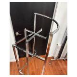 Chrome Rolling Garment Rack