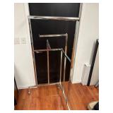Rolling Garment Rack With Chrome Frame