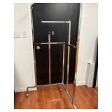 Rolling Garment Rack With Chrome Frame
