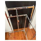 Rolling Garment Rack With Chrome Frame