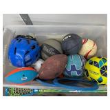 Mixed Lot: Sports Balls, Lacrosse Sticks & Ultimator Toy Blaster