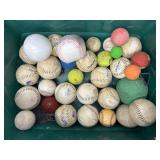 Wilson, Rawlings & Assorted Sports Balls and Gloves Mixed Lot
