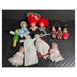 Mixed Lot Christmas Dolls & Ornaments (Lot of 10)