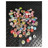 Holiday Themed Button Pin Badge Mixed Lot