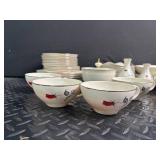 Holiday Heirloom Fine China Rose Dinnerware Mixed Lot