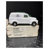 Six ERTL Chevrolet Vans Mixed Lot