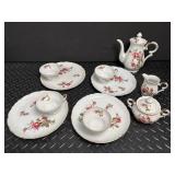 Floral Porcelain Teacup & Serveware Mixed Lot