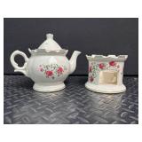 Floral Porcelain Teacup & Serveware Mixed Lot
