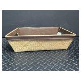 Woven Basket and Mirror Decor Mixed Lot