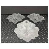 Mixed Glass Serving Dishes & Compote Set (Lot of 7)