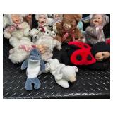 Mixed Plush Baby Doll & Animal Costume Lot of 11