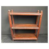 Vintage Wooden 3-Shelf Stand
