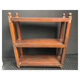 Vintage Wooden 3-Shelf Stand