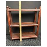 Vintage Wooden 3-Shelf Stand