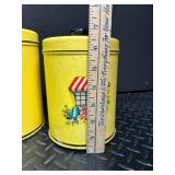 Vintage Floral Canister Set (Lot of 3)