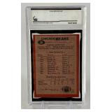Walter Payton AUTO! GAI Certified Slab 1983 Topps #28 Vintage Chicago Bears Football Card