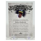 Rickey Henderson AUTO!! 2015 Leaf Legends of the Sport #BA-RH1 RARE!! Baseball Card