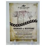 Rogers Hornsby /9 TRIPLE BAT RELIC! 2025 Leaf In The Game Used Sports Heroes of History #HH-73 Numbered 3/9 RARE! Baseball Card