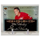 Gordie Howe Auto! Inscribed 'Mr. Hockey' 2004 Upper Deck Premier Signatures #PS-MH RARE! Detroit Red Wings Hockey Card