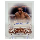 Sugar Ray Leonard AUTO! 2015 Leaf Legends of Sport #BA-SRL RARE! Boxing Card