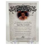 Sugar Ray Leonard AUTO! 2015 Leaf Legends of Sport #BA-SRL RARE! Boxing Card