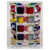 10 LEGENDARY RELIC PATCH CARD /9 2022 Leaf The Legendary 200 In the Game Sports #L-06 w/ Neymar Jr., Kirby Puckett, Harden, Federov, Owens, Lilly, Brodeur, Winfield - Numbered 8/9 SUPER RARE!!! Card
