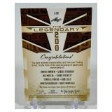 10 LEGENDARY RELIC PATCH CARD /9 2022 Leaf The Legendary 200 In the Game Sports #L-06 w/ Neymar Jr., Kirby Puckett, Harden, Federov, Owens, Lilly, Brodeur, Winfield - Numbered 8/9 SUPER RARE!!! Card