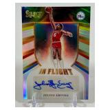 Julius Erving AUTO! /49 2020-21 Select In Flight #IF-JEV Numbered 17/49 RARE! Basketball Card