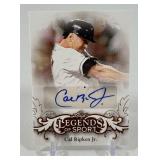 Cal Ripken Jr. Auto! 2015 Leaf Legends of Sport #BA-CRJ Baseball Card