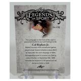 Cal Ripken Jr. Auto! 2015 Leaf Legends of Sport #BA-CRJ Baseball Card