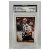 Ray Bourque AUTO! PSA/DNA Certified 1987 Topps #87 Vintage Hockey Card