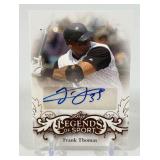 Frank Thomas Auto! 2015 Leaf Legends of Sport #BA-FT1 Baseball Card