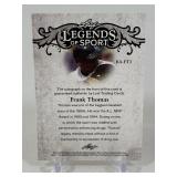 Frank Thomas Auto! 2015 Leaf Legends of Sport #BA-FT1 Baseball Card