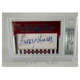 Bobby Unser/Jackie Steward 2 of 2 AUTOS! 2010 Leaf Sports Icons Update 'The Search For Shoeless Joe' International Motorsports Hall of Famers Card - Beckett Slab