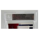 Bobby Unser/Jackie Steward 2 of 2 AUTOS! 2010 Leaf Sports Icons Update 'The Search For Shoeless Joe' International Motorsports Hall of Famers Card - Beckett Slab