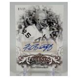 Fred Biletnikoff AUTO! /25 2015 Leaf Legends of Sporrt #BA-FB-1 Numbered 07/25 Football Car