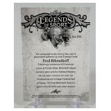 Fred Biletnikoff AUTO! /25 2015 Leaf Legends of Sporrt #BA-FB-1 Numbered 07/25 Football Car