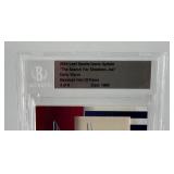 Early Wynn Auto! 4/8 2010 Leaf Sports Icons Update 'The Search for Shoeless Joe' Baseball Hall of Fame Card Beckett Slab