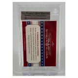 Loyd Waner Auto! 10 of 14 2011 Leaf Sports Icons Cut Signature Baseball Hall of Famer Card